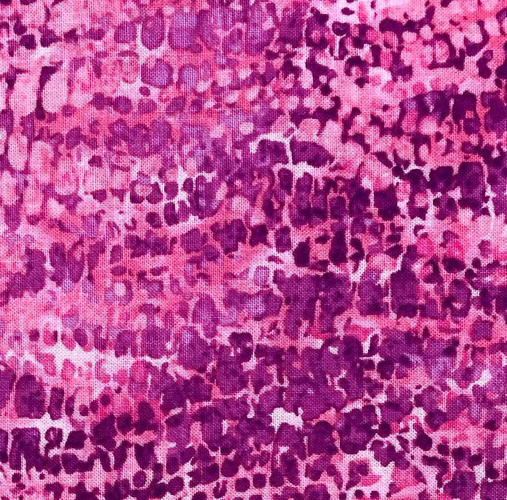 Fuchsia chameleon blank quilting cotton