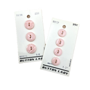 1/2" or 5/8" First Blush | Plastic Buttons | Choose Your Size