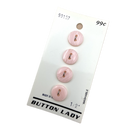 1/2" or 5/8" First Blush | Plastic Buttons | Choose Your Size