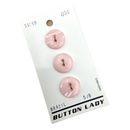 1/2" or 5/8" First Blush | Plastic Buttons | Choose Your Size