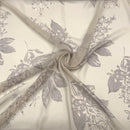 Foggy Floral | Silk Chiffon
