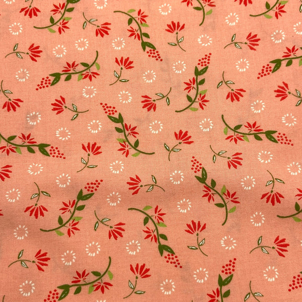 Branch Toss Pink | Harper's Garden | Quilting Cotton