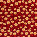 Bountiful Daisies, Cherry | Season & Spice | Quilting Cotton