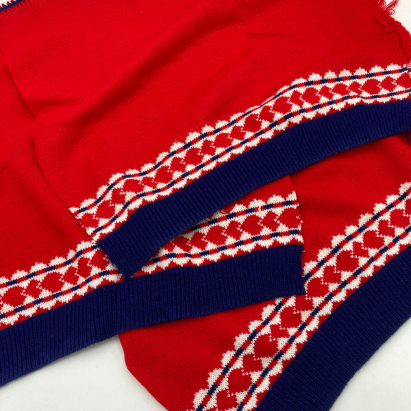 80's Red | Child's Sweater Kit | Acrylic