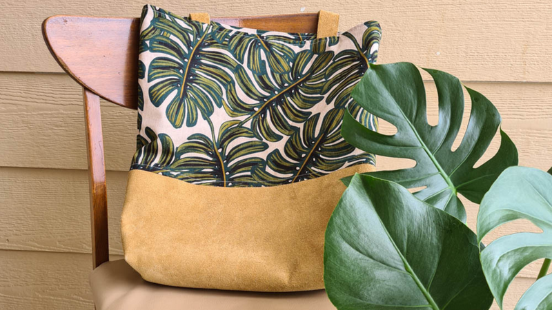 Sewing The Monstera Tote + PDF Download