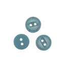 Three blue buttons on a white background