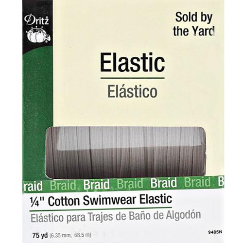 1/4" Cotton Swimwear Elastic | By the Yard