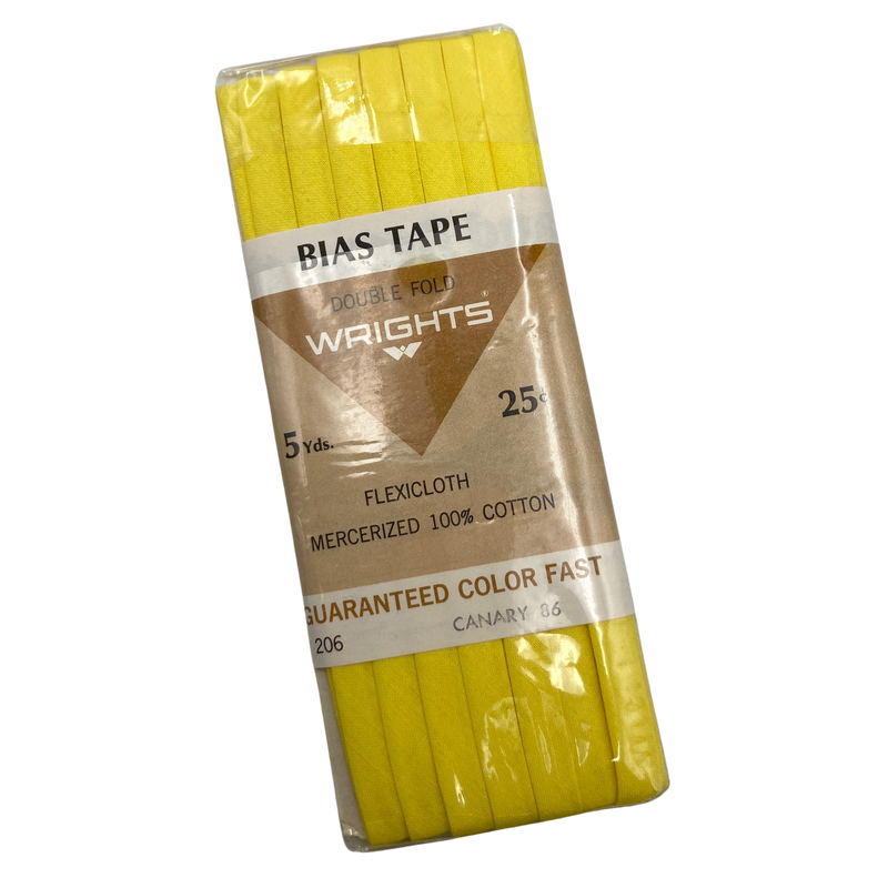 1/4" Double Fold Bias Tape | Choose Your Color