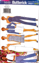 Butterick Fast & Easy 5049 | Misses' Petite Jacket, Dress, Top, Skirt, & Pants | Size 6-12