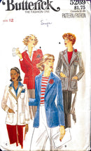 Butterick 5269 | Misses' Blazer | Size 12