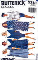 Butterick Classics 5280 | Misses' Petite Maternity Dress, Top, & Skirt | Size 14-20