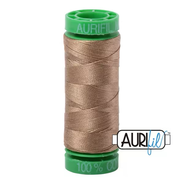 Aurifil 100% Egyptian Cotton | 40 wt 2 ply | All Purpose Thread | Choose Your Color