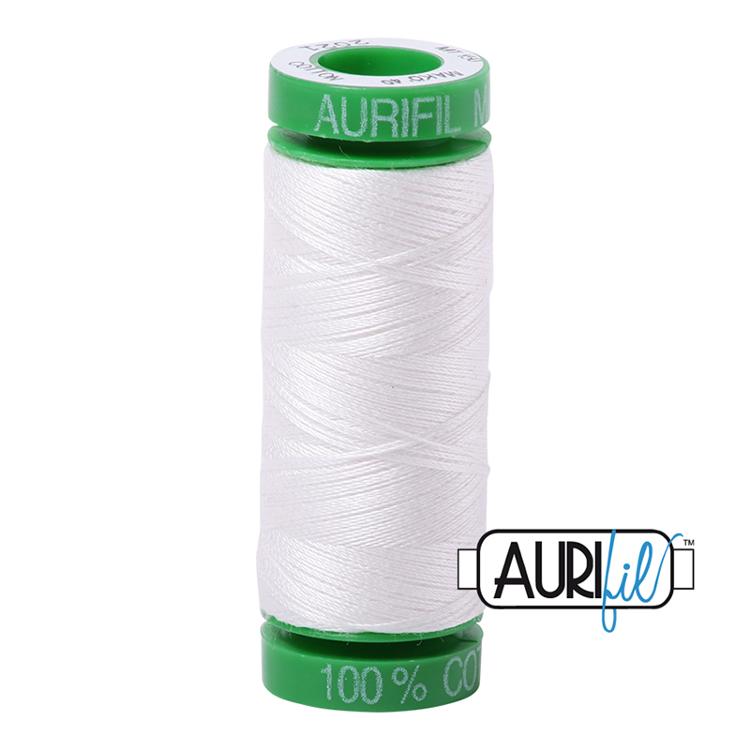 Aurifil 100% Egyptian Cotton | 40 wt 2 ply | All Purpose Thread | Choose Your Color