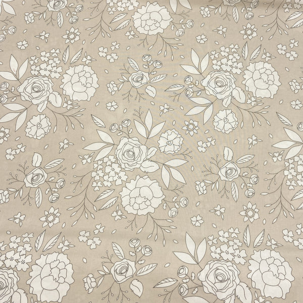 Blooms Stone | Beautiful Day | Quilting Cotton