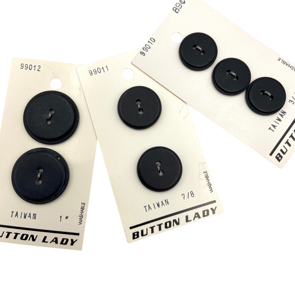 1", 3/4" or 7/8" Harold | Plastic Buttons | Choose Your Size