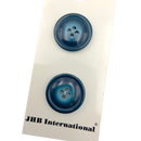 3/4" or 7/8" David | JHB International Plastic Buttons | Set of 2