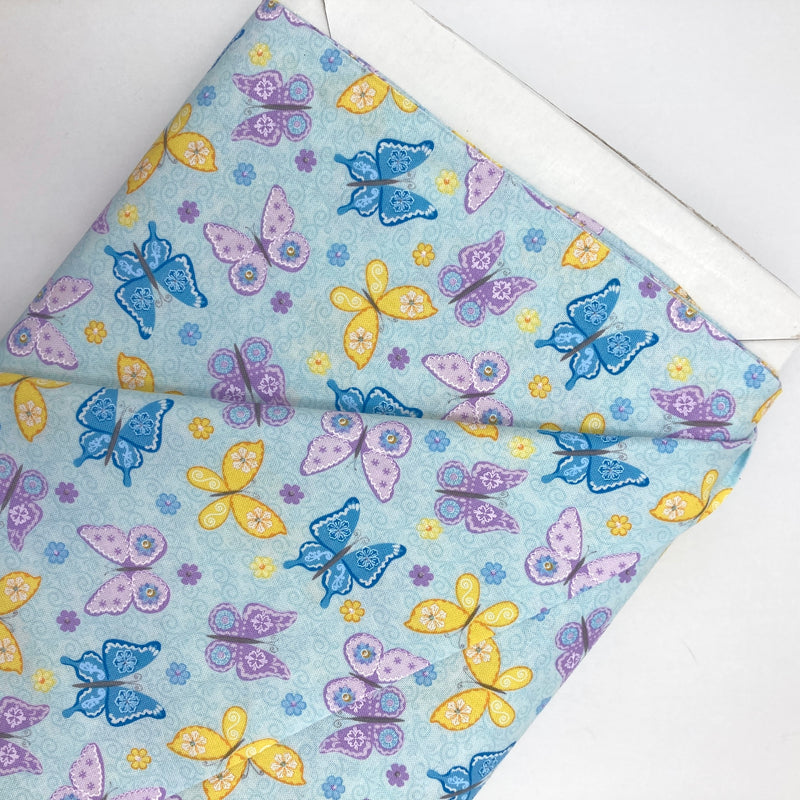 Butterflies | Happy Spring | Quilting Cotton