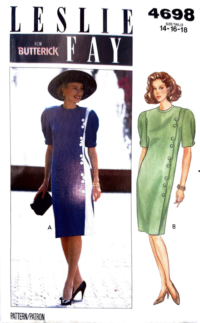 Butterick 4698 | Adult Dress | Size 14-18