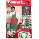 Butterick 5092 | Adult Apron and Holiday Decor