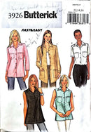 Butterick Fast & Easy 3926 | Misses'/Misses' Petite Top | Size 12-16