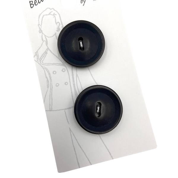 7/8" Belle | Plastic Buttons | Set of 2