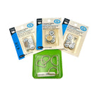 3 packs of Dritz dungaree buttons with 4 d-rings