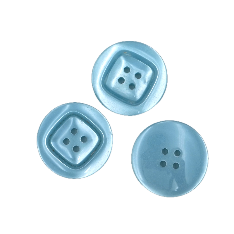 1-1/8" Baby Blue | Plastic Buttons