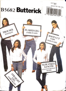 Butterick B5682 | Misses' Jeans & Trousers | Size 6 - 14