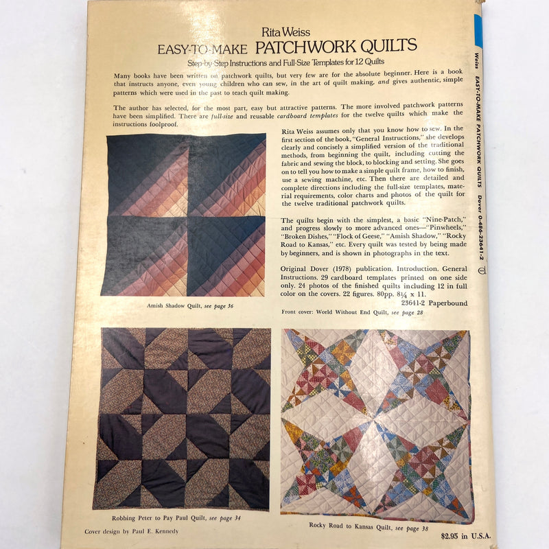 Easy-To-Make Patchwork Quilts | Book