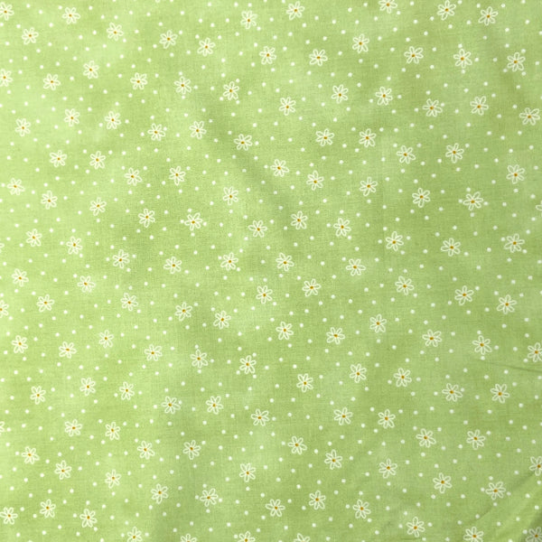 Baby Daisy Green | Fresh as a Daisy | Quilting Cotton