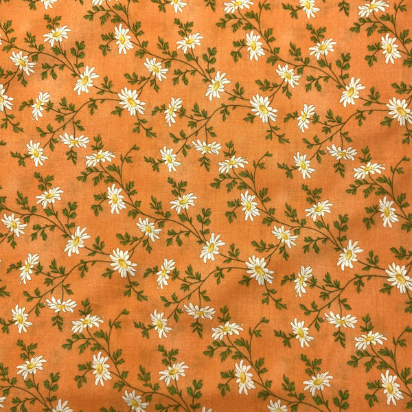 Mini Daisy Orange | Fresh as a Daisy | Quilting Cotton