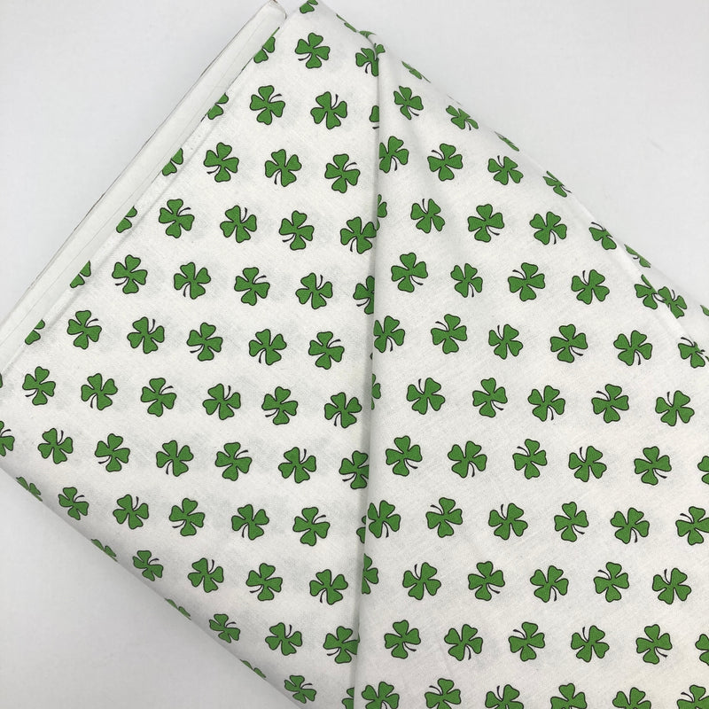 Four Leaf Clover White | Hello Lucky | Quilting Cotton