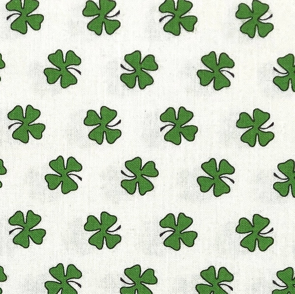 Four Leaf Clover White | Hello Lucky | Quilting Cotton