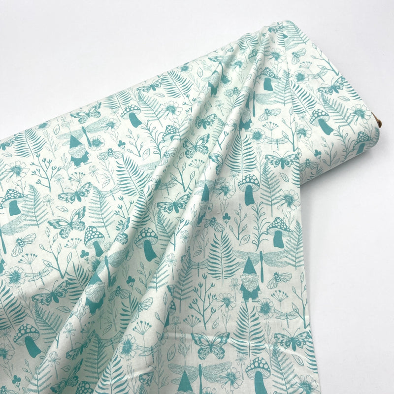 Garden Teal | Front Yard | Quilting Cotton | RARE, OUT OF PRINT