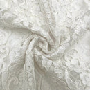 Gardenia | Embroidered Mesh Corded Lace