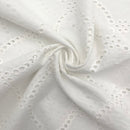 Giglio | Italian Deadstock | Embroidered Eyelet Cotton Voile