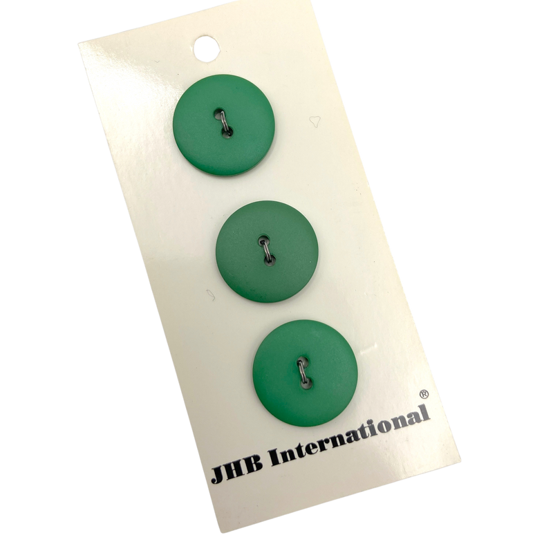 Green buttons for sewing clothes