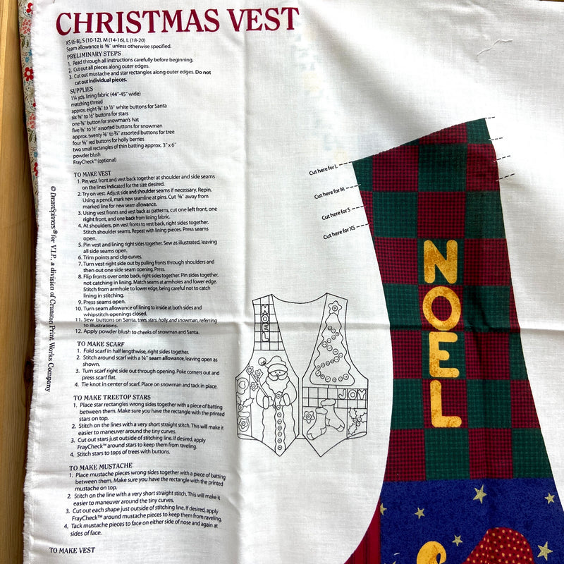 Christmas Vest | Project Panel