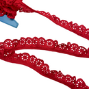 1.5" Rowen | Red Eyelet Lace