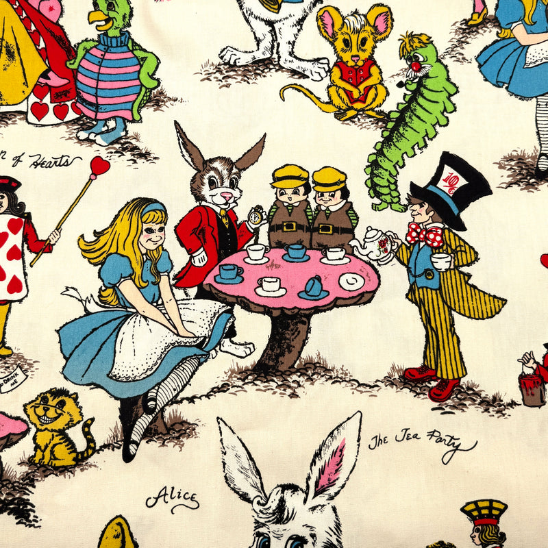 Alice In Wonderland | Vintage Cotton Canvas