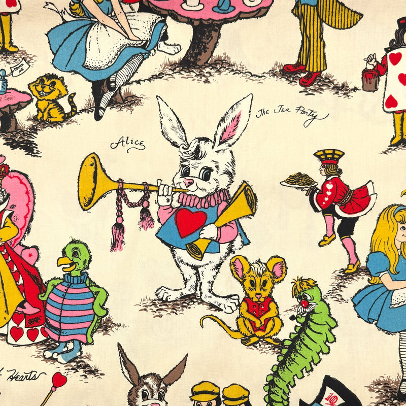 Alice In Wonderland | Vintage Cotton Canvas