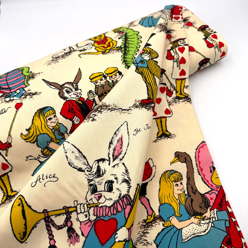 Alice In Wonderland | Vintage Cotton Canvas