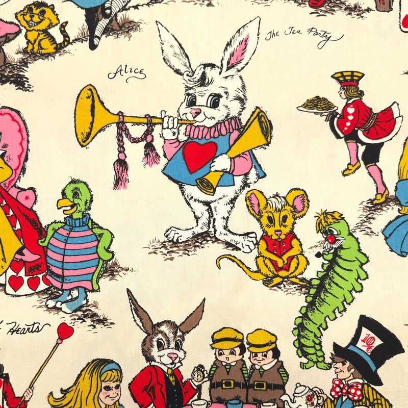Alice In Wonderland | Vintage Cotton Canvas