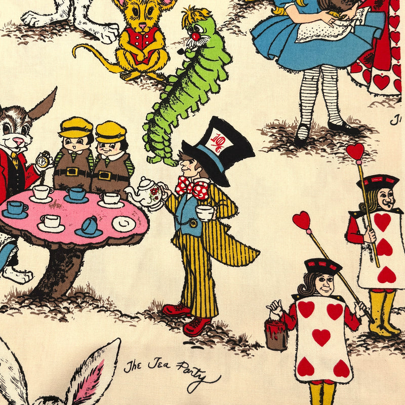 Alice In Wonderland | Vintage Cotton Canvas