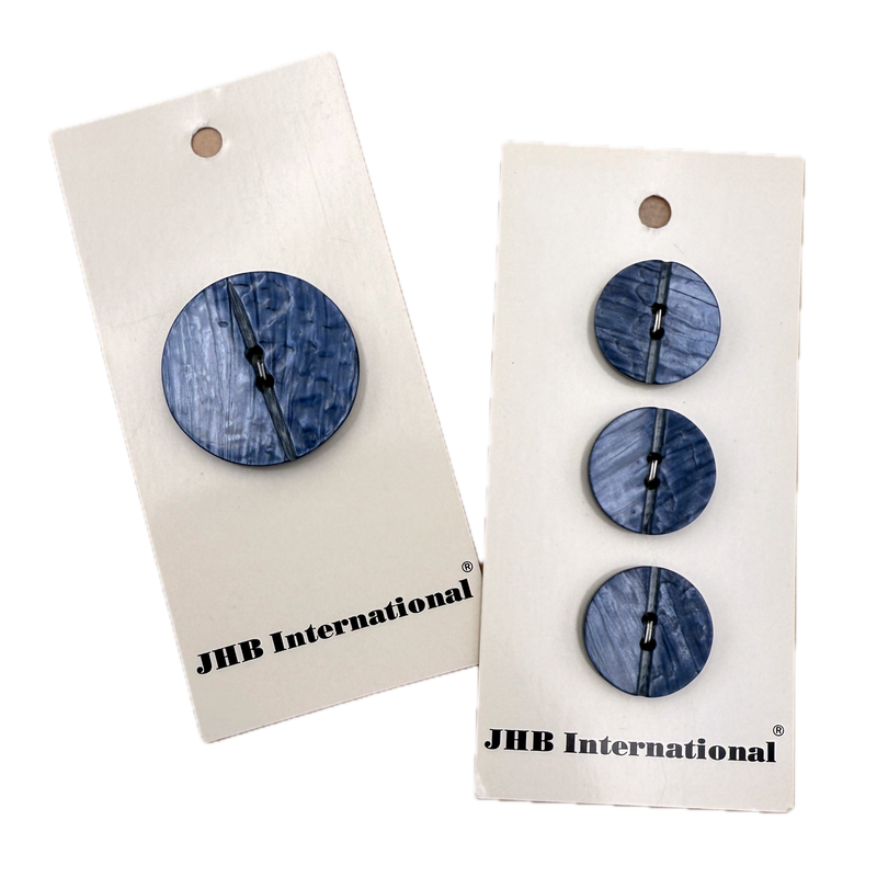 3/4" or 1-1/8" Even Split | Plastic Buttons | Choose Your Size