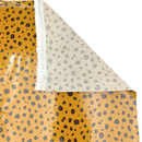 Leafy Keen Spots Butterscotch | PUL Fabric | Polyurethane Laminate | Laminated on the FRONT