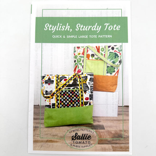 Stylish Sturdy Tote | Sallie Tomato | Bag Pattern