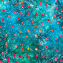 Comet Teal | Interstellar | Batik Quilting Cotton