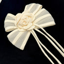 Adeline | Ivory Rosette Bows | Coquette Bridal