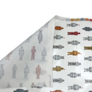 Lancelot Knights Cream | PUL Fabric | Polyurethane Laminate | Laminated on the FRONT